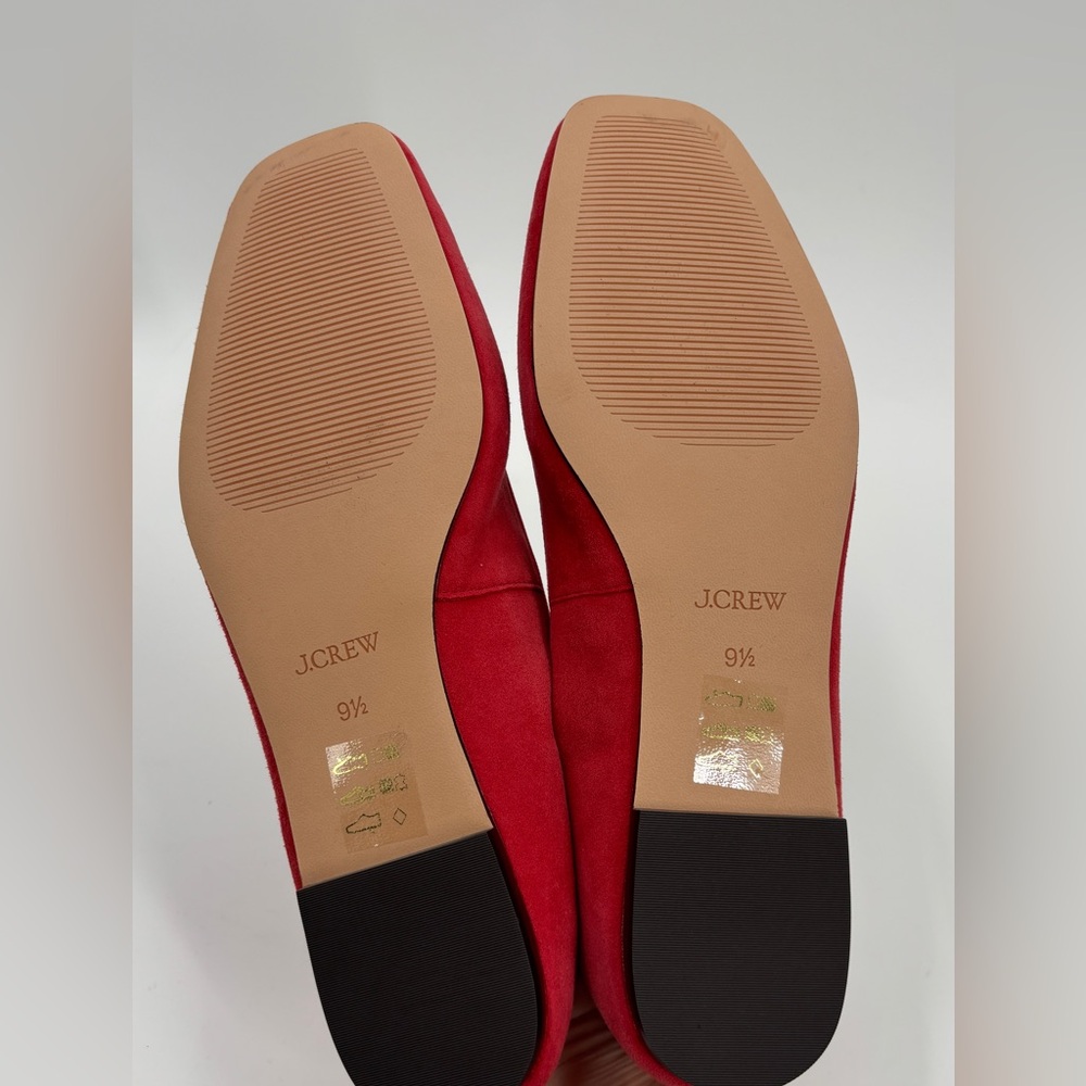 J.Crew Quinn ballet flats in suede Radiant Ruby - Picture 9 of 9
